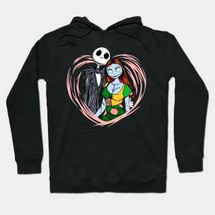 Jack and sally love Hoodie